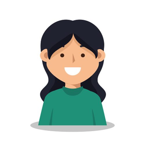 woman female avatar character vector illustration design